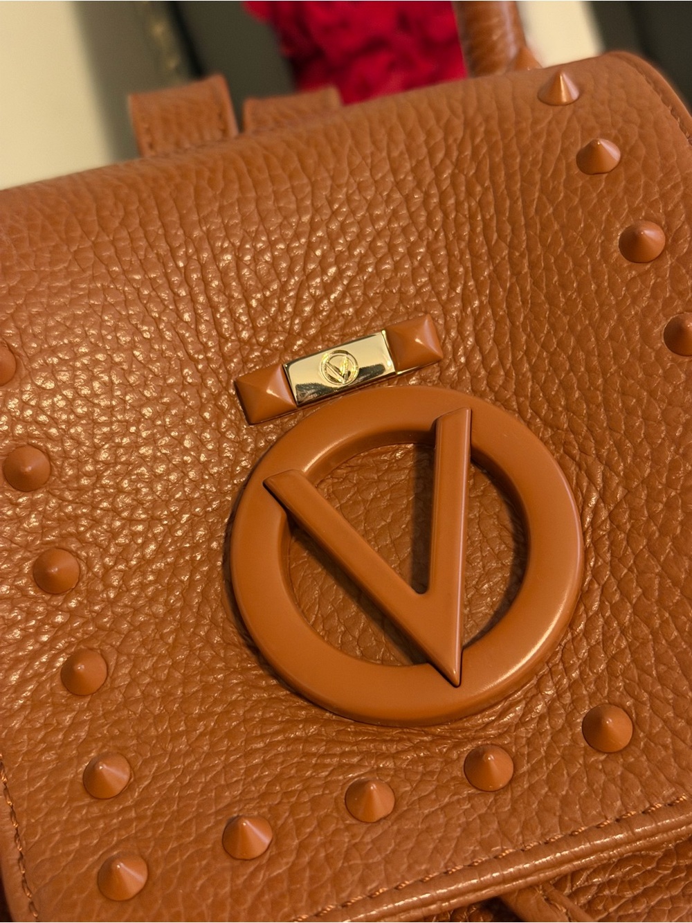 Unworn Valentino Leather Mini Backpack with V Logo - Picture 3 of 5